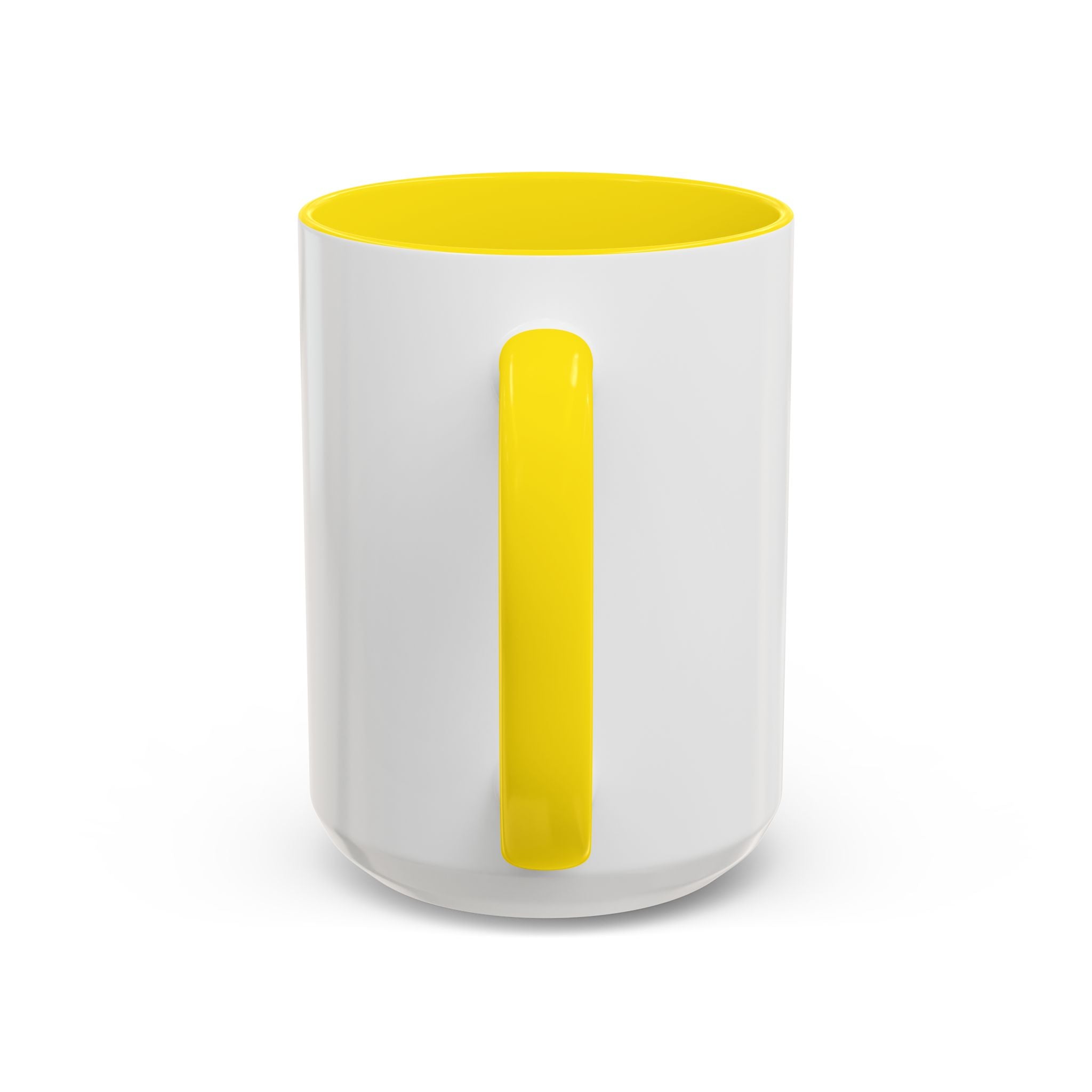 Accent Coffee Mug — Customizable “Print It Your Way” Black-Accent Coffee Cup