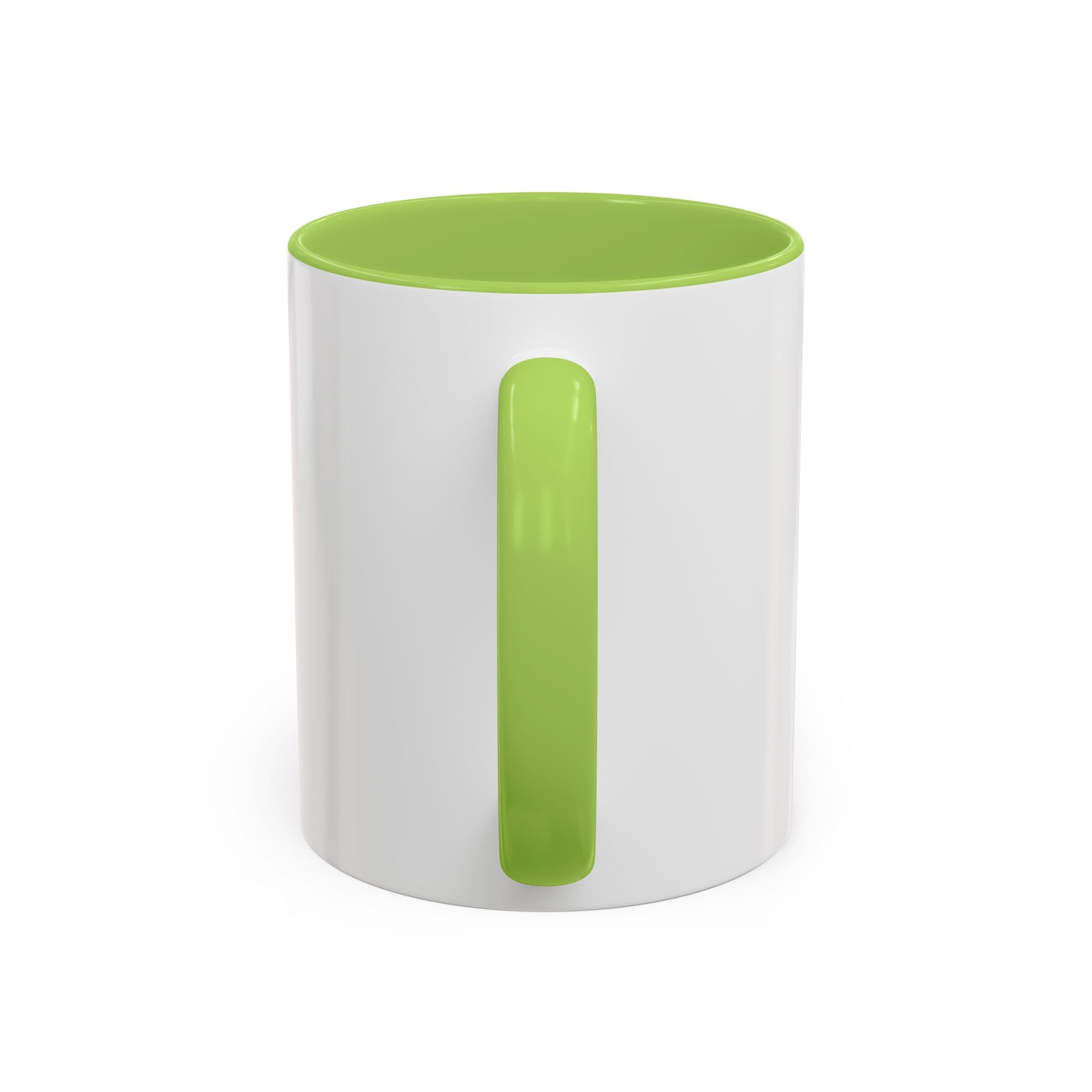 Accent Coffee Mug — Customizable “Print It Your Way” Black-Accent Coffee Cup