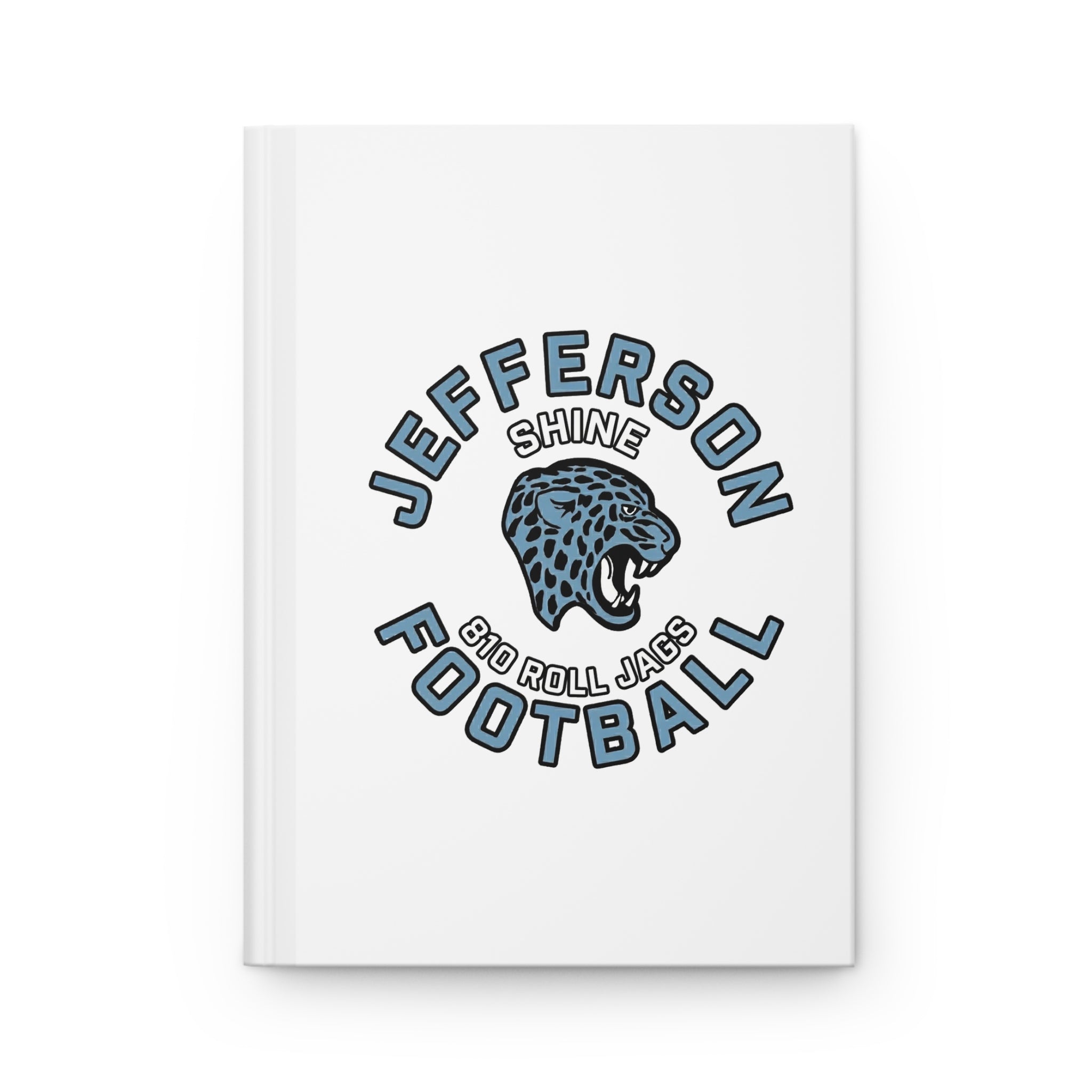 Jefferson Football Hardcover Journal — “Shine” Jaguar Team Notebook