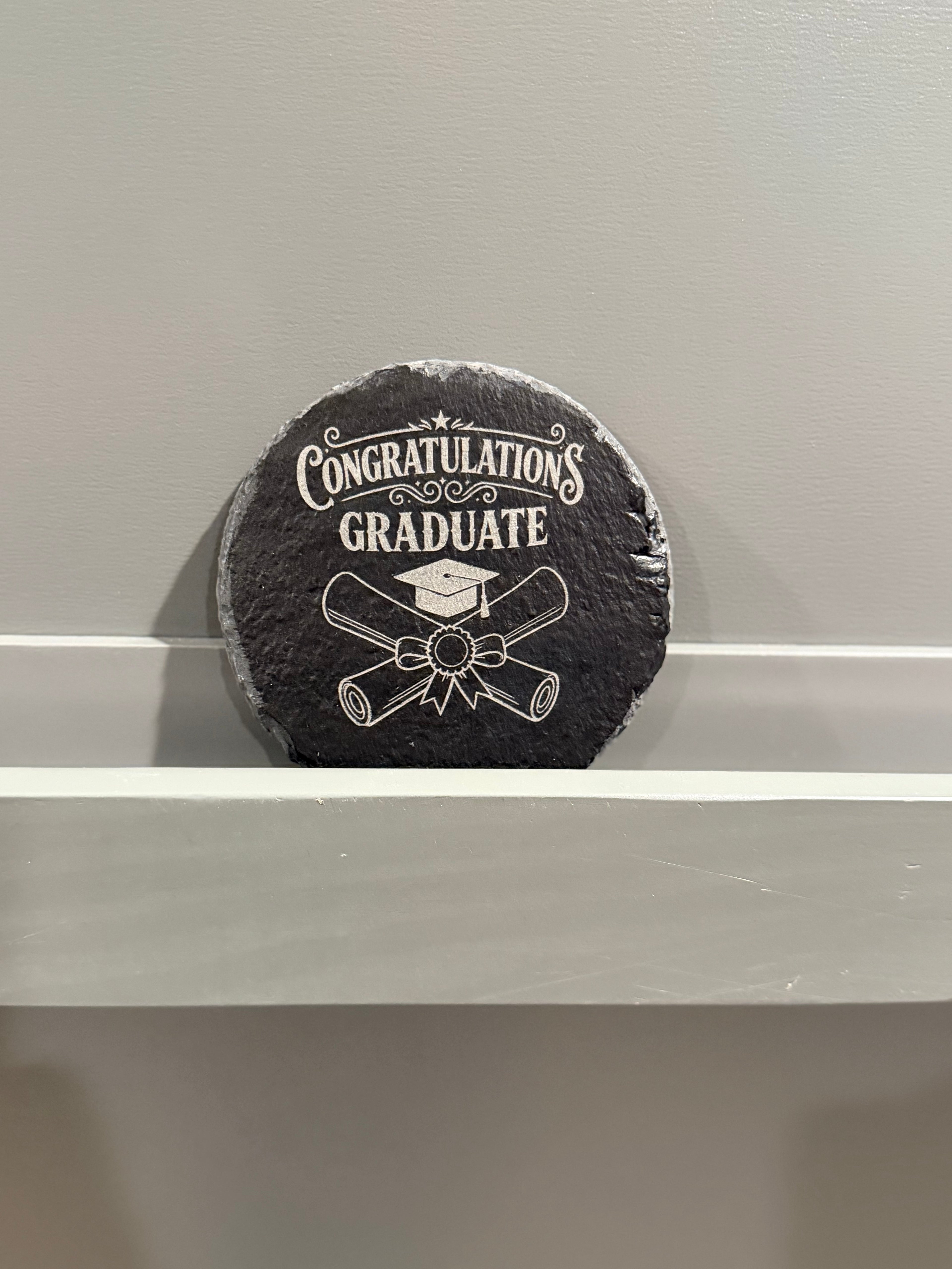 Graduation Coasters (Customized with your name - Set of 4)