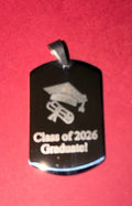Customized Graduation Dog Tag