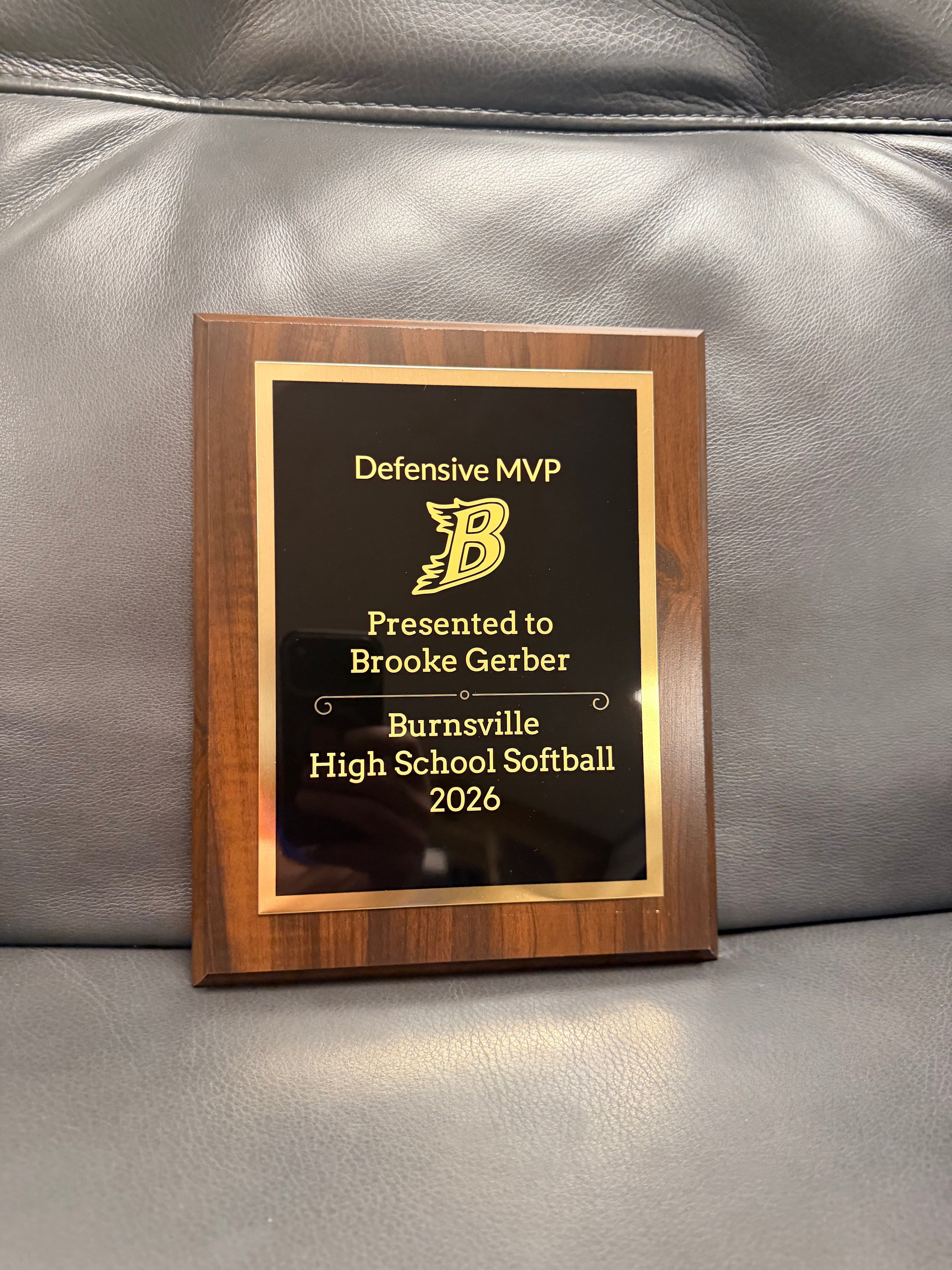 Award Plaque for sports/athletic teams, business, retirement, achievement (Multiple plaque styles and colors available)